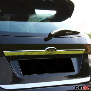 Ford Fiesta Tailgate Handle Cover - Omac - S.Steel - Gloss Silver - '11-'19